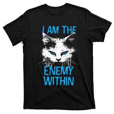 I Am The Enemy Within Kamala Harris 2024 Merch Usa Cat Face Vote T-Shirt