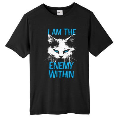 I Am The Enemy Within Kamala Harris 2024 Merch Usa Cat Face Vote Tall Fusion ChromaSoft Performance T-Shirt