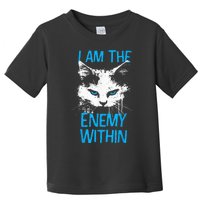 I Am The Enemy Within Kamala Harris 2024 Merch Usa Cat Face Vote Toddler T-Shirt