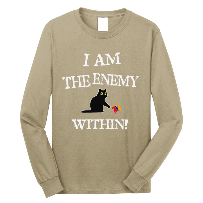 I Am The Enemy Within Kamala Harris Donald Trump 2024 Long Sleeve Shirt