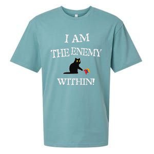 I Am The Enemy Within Kamala Harris Donald Trump 2024 Sueded Cloud Jersey T-Shirt