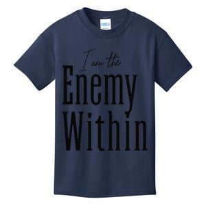 I Am The Enemy Within Kamala Harris Donald Trump 2024 Kids T-Shirt