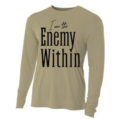 I Am The Enemy Within Kamala Harris Donald Trump 2024 Cooling Performance Long Sleeve Crew