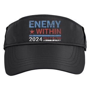 I Am The Enemy Within Harris Walz 2024 Enemy Within Adult Drive Performance Visor