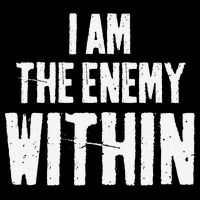 I Am The Enemy Within Pun Vintage The Enemy Within Flat Bill Trucker Hat