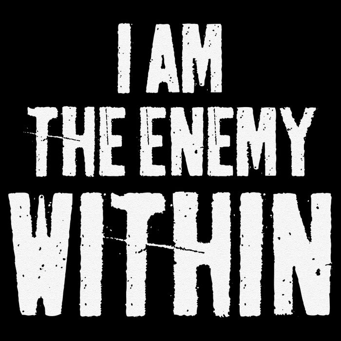 I Am The Enemy Within Pun Vintage The Enemy Within Flat Bill Trucker Hat