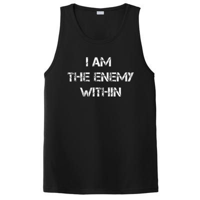 I Am The Enemy Within Kamala Harris Donald Trump 2024 PosiCharge Competitor Tank