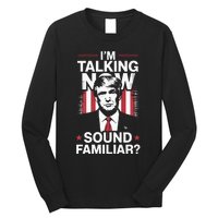 I Am Talking Now Trump Harris Debate 2024 Long Sleeve Shirt