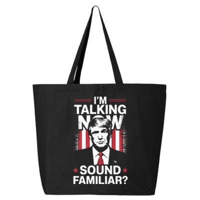 I Am Talking Now Trump Harris Debate 2024 25L Jumbo Tote