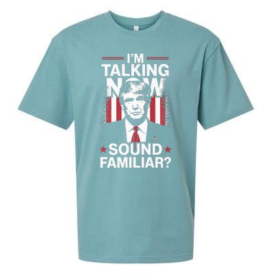 I Am Talking Now Trump Harris Debate 2024 Sueded Cloud Jersey T-Shirt