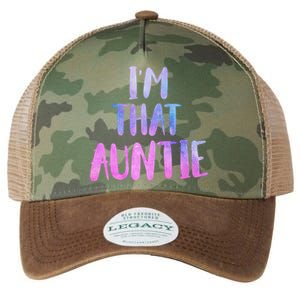 I Am That Aunt Nephew Niece Best Aunt Gift Legacy Tie Dye Trucker Hat