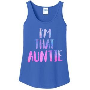 I Am That Aunt Nephew Niece Best Aunt Gift Ladies Essential Tank