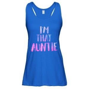 I Am That Aunt Nephew Niece Best Aunt Gift Ladies Essential Flowy Tank