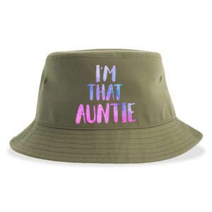 I Am That Aunt Nephew Niece Best Aunt Gift Sustainable Bucket Hat