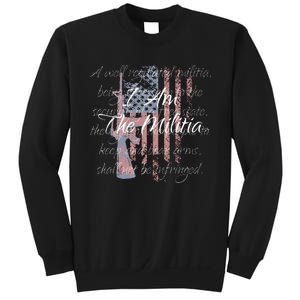 I Am The Militia Pro 2nd Amendment Proud American Flag Gift Sweatshirt