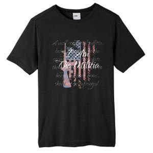 I Am The Militia Pro 2nd Amendment Proud American Flag Gift Tall Fusion ChromaSoft Performance T-Shirt