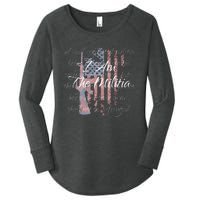 I Am The Militia Pro 2nd Amendment Proud American Flag Gift Women's Perfect Tri Tunic Long Sleeve Shirt