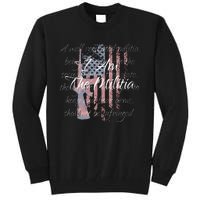 I Am The Militia Pro 2nd Amendment Proud American Flag Gift Tall Sweatshirt