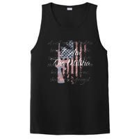 I Am The Militia Pro 2nd Amendment Proud American Flag Gift PosiCharge Competitor Tank