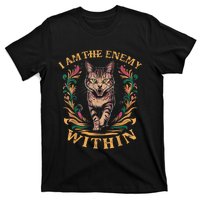 I Am The Enemy Within Angry Cat Usa Vote For Change President T-Shirt