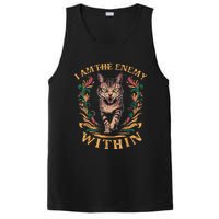 I Am The Enemy Within Angry Cat Usa Vote For Change President PosiCharge Competitor Tank