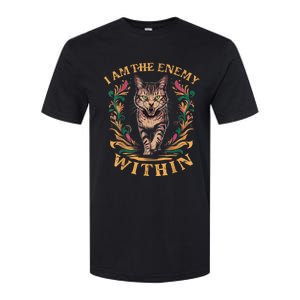 I Am The Enemy Within Angry Cat Usa Vote For Change President Softstyle CVC T-Shirt