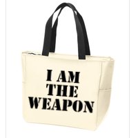 I Am The Weapon Hands OFF Protest  Zip Tote Bag