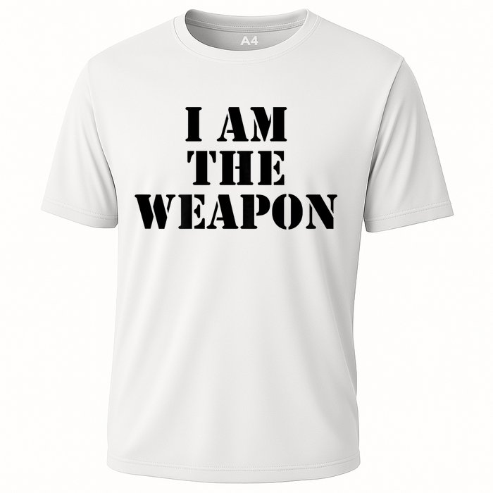 I Am The Weapon Hands OFF Protest  Cooling Performance Crew T-Shirt