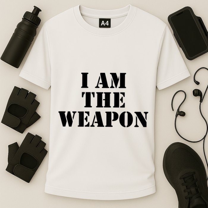 I Am The Weapon Hands OFF Protest  Cooling Performance Crew T-Shirt