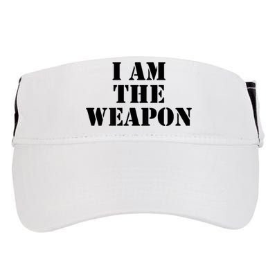I Am The Weapon Hands OFF Protest  Adult Drive Performance Visor