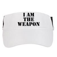 I Am The Weapon Hands OFF Protest  Adult Drive Performance Visor