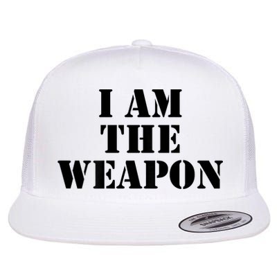 I Am The Weapon Hands OFF Protest  Flatbill Hat