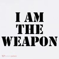 I Am The Weapon Hands OFF Protest  Poster