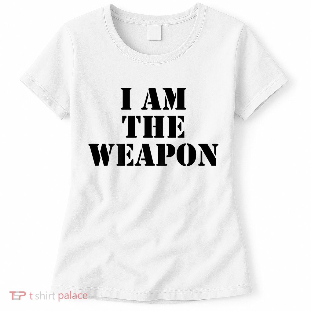 I Am The Weapon Hands OFF Protest  Womens T-Shirt
