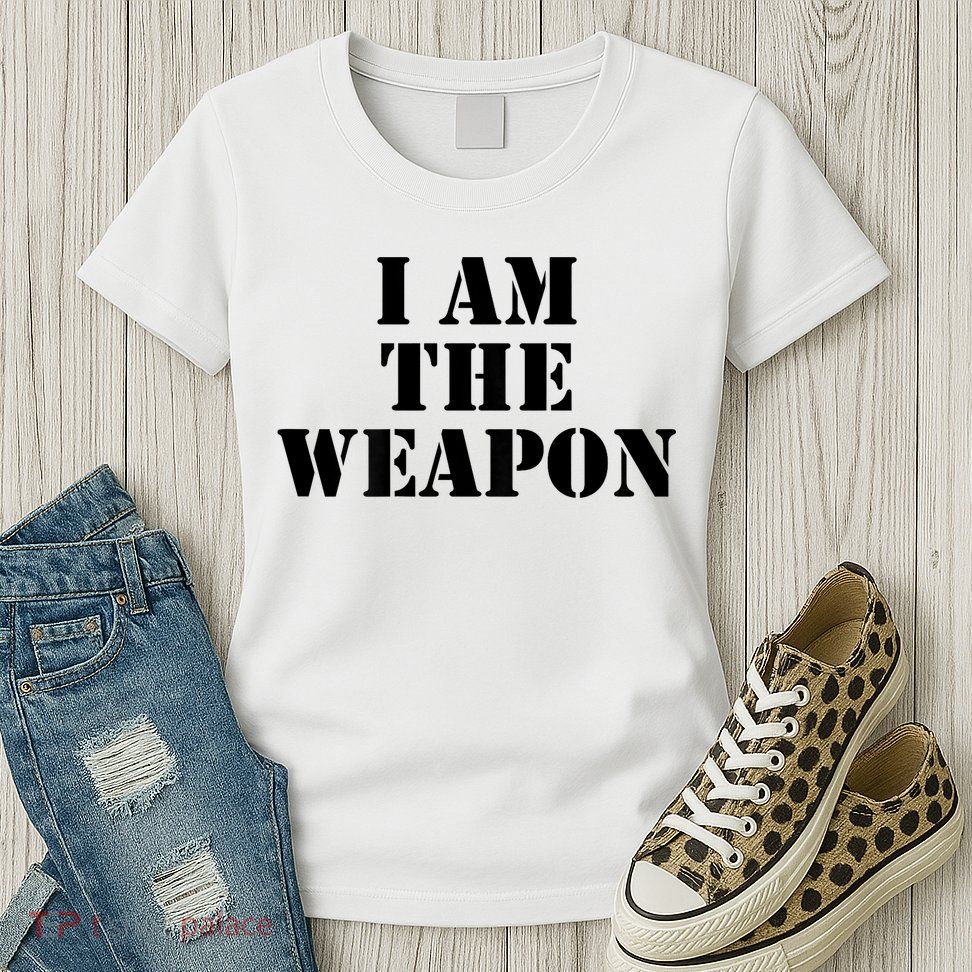 I Am The Weapon Hands OFF Protest  Womens T-Shirt