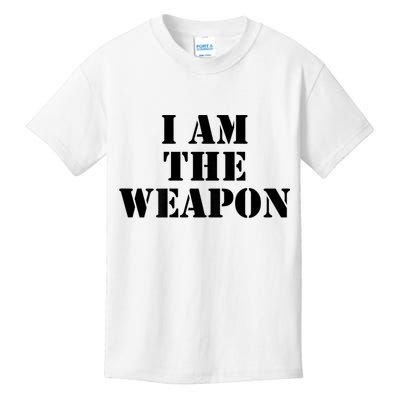 I Am The Weapon Hands OFF Protest  Kids T-Shirt