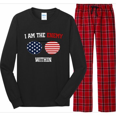 I Am The Enemy Within Long Sleeve Pajama Set