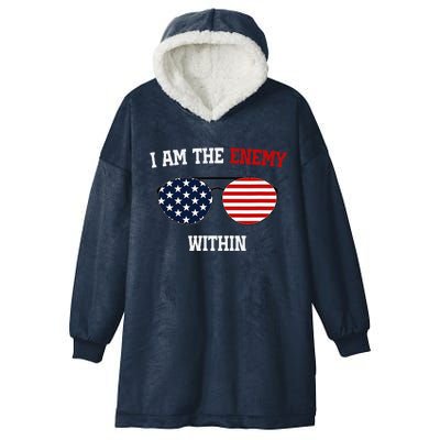 I Am The Enemy Within Hooded Wearable Blanket