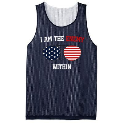 I Am The Enemy Within Mesh Reversible Basketball Jersey Tank