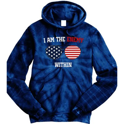 I Am The Enemy Within Tie Dye Hoodie