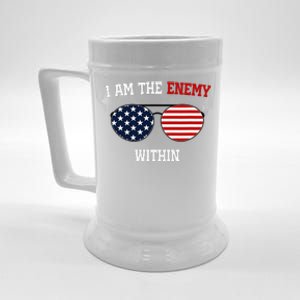 I Am The Enemy Within Beer Stein