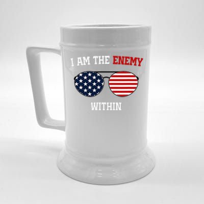 I Am The Enemy Within Beer Stein