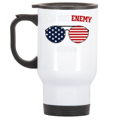 I Am The Enemy Within Stainless Steel Travel Mug