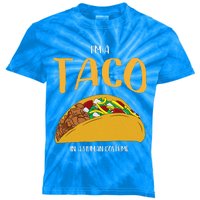 Im A Taco In A Human Costume Halloween Cosplay Easy Outfit Kids Tie-Dye T-Shirt