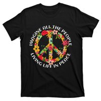 Imagine All The People Living Life In Peace T-Shirt