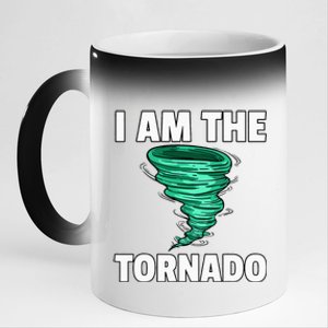 I Am The Storm Twister Tornado Hurricane Meteorologist 11oz Black Color Changing Mug