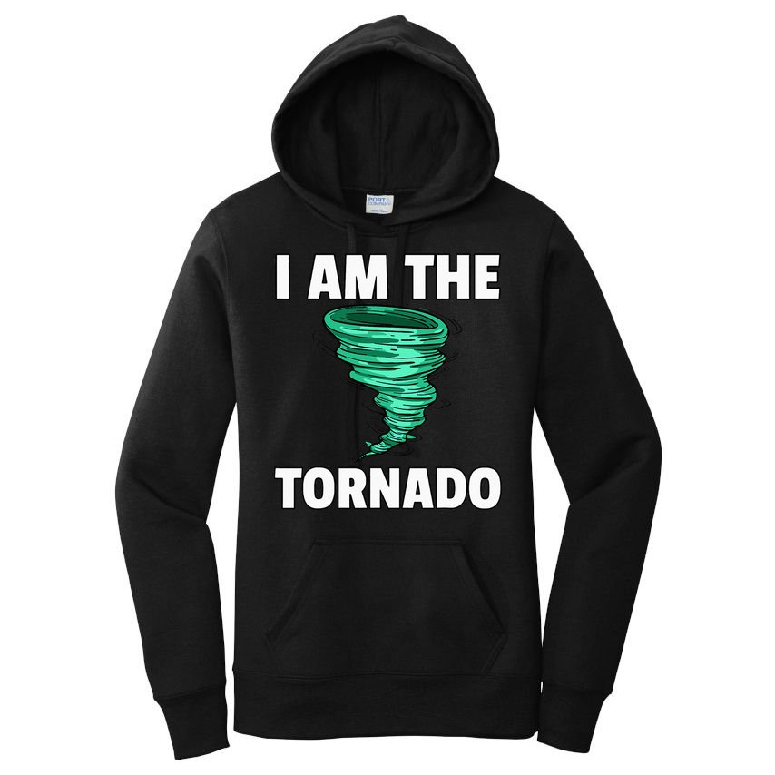 I Am The Storm Twister Tornado Hurricane Meteorologist Women's Pullover Hoodie