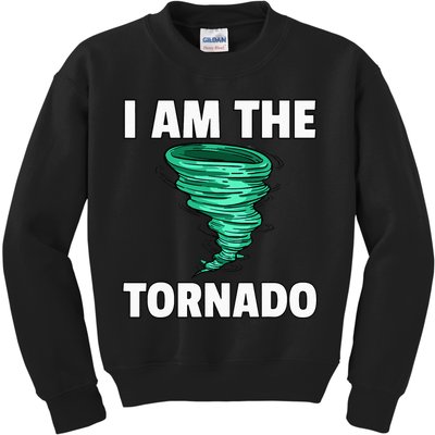 I Am The Storm Twister Tornado Hurricane Meteorologist Kids Sweatshirt