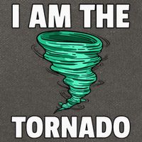 I Am The Storm Twister Tornado Hurricane Meteorologist Cotton Canvas Backpack
