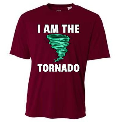 I Am The Storm Twister Tornado Hurricane Meteorologist Cooling Performance Crew T-Shirt